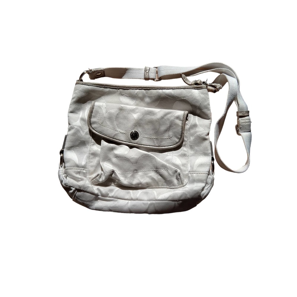 Coach White Handbag for Summer